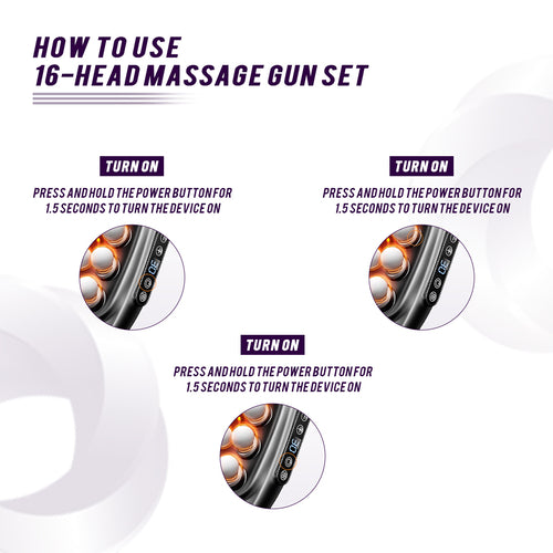 16-Head Massage Gun