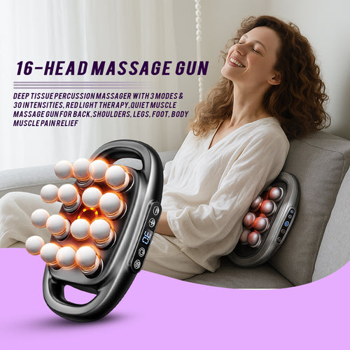 16-Head Massage Gun